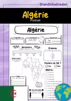 Vorschau - Arbeitsblätter - Algérie Portrait (français) - Deckblatt