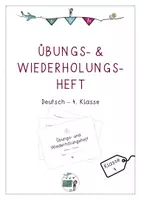 Vorschau - Arbeitsblätter - Übungs- und Wiederholungsheft 4. Klasse Deutsch - Deckblatt