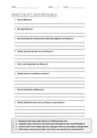 Vorschau - Arbeitsblätter - AB mit Fragen zum Thema "Menorca" + Lösungsblatt - Deckblatt