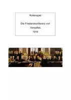 Vorschau - Stundenentwürfe - Der Versailler Vertrag - Rollenspiel - Deckblatt