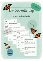 Vorschau - Poster - Informationstexte zu dem Schmetterling - Deckblatt