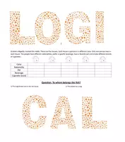 Vorschau - Arbeitsblätter - Logical/Einstein Rätsel/Englisch - Deckblatt