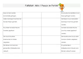Vorschau - Arbeitsblätter - Mit Faltblättern Aktiv/Passiv üben - Seite 3
