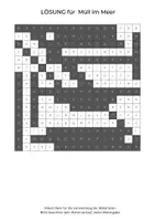 Vorschau - Arbeitsblätter - Müll im Meer, Suchsel, schwer, Wortgitter, Buchstabensalat, Buchstabengitter, Wortsuchrätsel, Wortsuche, Worträtsel, Wortsuchsel - Seite 2