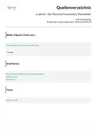 Vorschau - Poster - Le pluriel - Der Plural auf Französisch, Theorieblatt - Seite 1