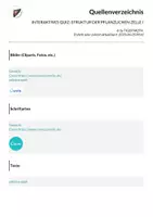 Vorschau - Spiele - INTERAKTIVES QUIZ: STRUKTUR DER PFLANZLICHEN ZELLE I - Seite 1