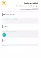 Vorschau - Arbeitsblätter - Parts of the body monsters worksheets in english - Seite 1