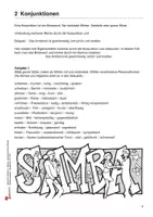 Vorschau - Arbeitsblätter - Deutsch als Zweitsprache: Unveränderbare Wörter - Konjunktionen | DaZ Sekundarstufe Klasse 5-10 | Sätze, indirekte Rede, dass | Übungen, Arbeitsblätter, Kopiervorlagen mit Lösungen - Deckblatt