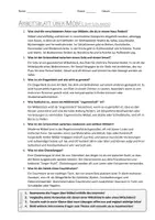 Vorschau - Arbeitsblätter - AB mit Fragen zum Thema "Möbel" + Lösungsblatt - Seite 1