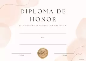 Vista previa - Otros - Diplomas de honor (plantillas, 15 modelos) - página 1