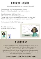 Vorschau - Fördermaterial/Inklusion - Bildkarten verwandte Gefühle - Gefühle unterscheiden - Seite 1
