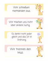 Vorschau - Poster - Klassenregeln für die Giraffenklasse - Seite 2