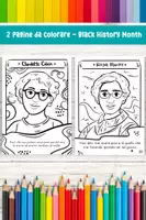 anteprima - Materiale per pittura e bricolage - Icone di Coraggio: Pagine da Colorare di Rosa Parks e Claudette Colvin per Bambini della Scuola Primaria - Pagina di copertina