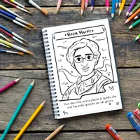 anteprima - Materiale per pittura e bricolage - Icone di Coraggio: Pagine da Colorare di Rosa Parks e Claudette Colvin per Bambini della Scuola Primaria - Pagina 1