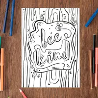 anteprima - Giochi - Colora e Impara con le Api: Set di Pagine da Colorare in Inglese per Bambini! - Pagina 3