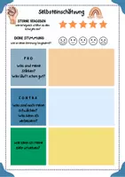 Vorschau - Arbeitsblätter - Kreativ Reflexion und Feedback zum Schuljahresende - Seite 2