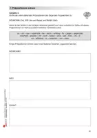 Vorschau - Arbeitsblätter - Deutsch als Zweitsprache: Unveränderbare Wörter - Präpositionen | Deutsch Fördermaterial Grundschule Sekundarstufe Klasse 3-10 | Übungen, Aufgaben mit Lösungen - Seite 1