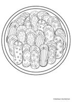 Vorschau - Mal- und Bastelvorlagen - Sommer Mandalas Ausmalbilder Malvorlagen - Seite 2