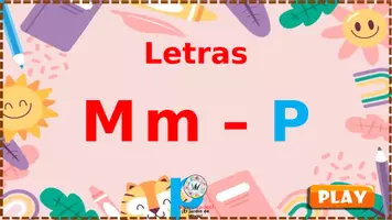 Vista previa - Juegos / Gamificación - Letras M y P para niños (6 actividades) - página 1
