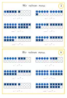 Vorschau - Arbeitsblätter - Materialpaket - Wir rechnen minus - Klasse 1 - Seite 3