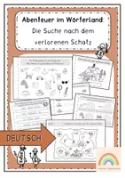 Vorschau - Arbeitsblätter - Gesamtpaket Sommerhefte - Deutsch (1.-4. Klasse) - Abenteuer im Wörterland - Seite 1