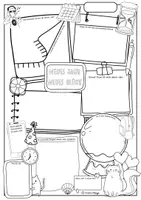 Vorschau - Arbeitsblätter - Backtoschool Schulstart Steckbrief zum Kennenlernen - Seite 2