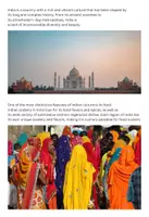 Vorschau - Merkblätter - Die reiche und vielfältige Kultur Indiens entdecken (auf Englisch) - Deckblatt