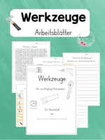 Vorschau - Arbeitsblätter - Werkzeuge Arbeitsblätter - Deckblatt