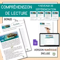 Aperçu - Texte - Lecture et écriture : Le trésor des Babajiens - Page de couverture