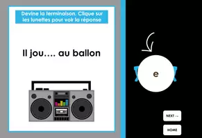 Vorschau - Spiele - GOOGLE SLIDES Terminaisons du Présent | e es ent - Seite 3