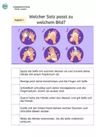 Vorschau - Arbeitsblätter - Aufsatz- Rezepte: Vorgangsbeschreibung - Hände waschen - Seite 3