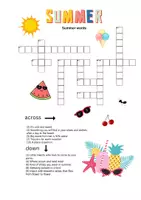 Vorschau - Arbeitsblätter - Summer Worksheets poem and crossword - Seite 3