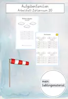 Vorschau - Arbeitsblätter - Aufgabenfamilien - Arbeitsheft Zahlenraum 20 - Deckblatt