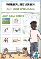 Vorschau - Spiele - Wortschatzpaket "Auf dem Spielplatz" DaZ / DaF / Deutsch - Seite 1