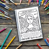 anteprima - Materiale per pittura e bricolage - Coloring Page Donne Esploratrici: Katia Krafft e Florence Bascom - Pagina 1