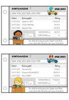 Vorschau - Arbeitsblätter - Kartei: Umgang mit Geld - Rechnen mit Kommazahlen - Kontoauszug - Seite 3