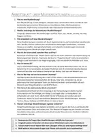 Vorschau - Arbeitsblätter - AB mit Fragen zum Thema "Musikrichtung" + Lösungsblatt + Mindmap + Infografik - Seite 3