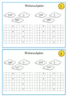 Vorschau - Arbeitsblätter - Aufgabenfamilien - Freiarbeitsmaterial Zahlenraum 1000 - Seite 3