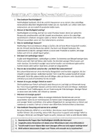 Vorschau - Arbeitsblätter - AB mit Fragen zum Thema "Nachhaltigkeit" + Lösungsblatt + Mindmap + Infografiken - Seite 2