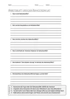 Vorschau - Arbeitsblätter - AB mit Fragen zum Thema "Nahostkonflikt" + Lösungsblatt + Mindmap + Infografik - Deckblatt