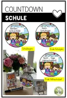 Vorschau - Poster - Countdown Schule - Ferien - Schultage - Volksschulkind - Grundschulkind - Deckblatt