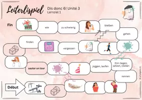 Vorschau - Spiele - Leiterlispiel Französisch Dis Donc 6 - Unité 3 (exkl. plus) - Seite 2