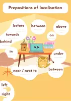 Aperçu - Feuilles d'exercices - Anglais - English - Prépositions de localisation - Page 2