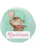 Vorschau - Mal- und Bastelvorlagen - Klassentier Affe – Türschilder Klassenzimmer | Grundschule - Seite 2