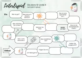 Vorschau - Spiele - Leiterlispiel Französisch Dis Donc 6 - Unité 4 (plus) - Seite 3