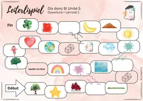 Vorschau - Spiele - Leiterlispiel Französisch Dis Donc 6 - Unité 5 (exkl. plus) - Seite 2