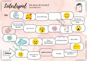 Vorschau - Spiele - Leiterlispiel Französisch Dis Donc 6 - Unité 5 (exkl. plus) - Seite 3