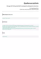 Vorschau - Arbeitsblätter - Übungen B1 Prüfung DaZ/DaF monologisches/dialogisches Sprechen - Seite 1