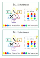 Vorschau - Arbeitsblätter - Rechendreiecke Zahlenraum 20 - Arbeitsheft/Freiarbeitsmaterial mit Wortspeicher - Seite 2