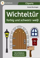 Vorschau - selbst erstellte Cliparts/Grafiken - Cliparts Wichteltür - Wichtel - Kommerzielle Nutzung erlaubt - Deckblatt